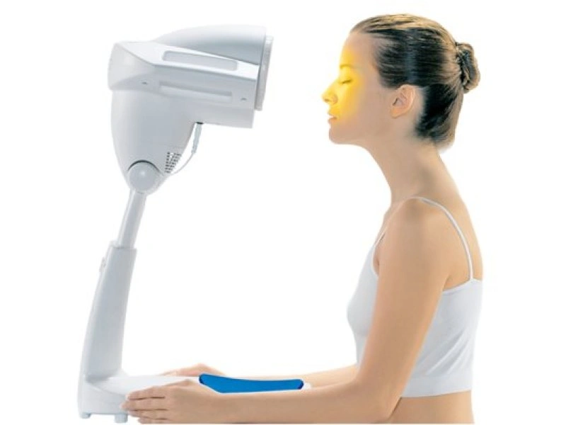 Woman with Bioptron